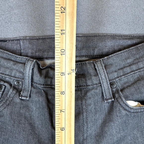 Levis 511 Jeans Men’s Size 32x32 Black Slim Fit Stretch Goth Grunge Black Label - Picture 5 of 10